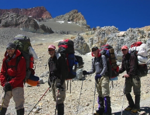 Aconcagua Ameghino Valley Upper Guanacos Traverse with porters Full Itinerary