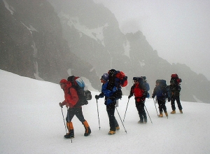 Aconcagua Polish Glacier via Ameghino Valley with traverse