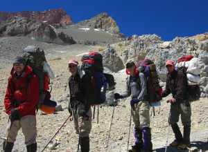 Aconcagua Polish Glacier via Ameghino Valley with traverse