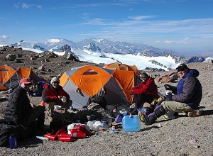 Aconcagua Polish Glacier via Ameghino Valley with traverse