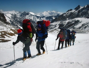 Aconcagua Polish Glacier via Ameghino Valley with traverse Full Itinerary